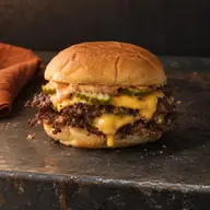 Foto eines Smash Burgers